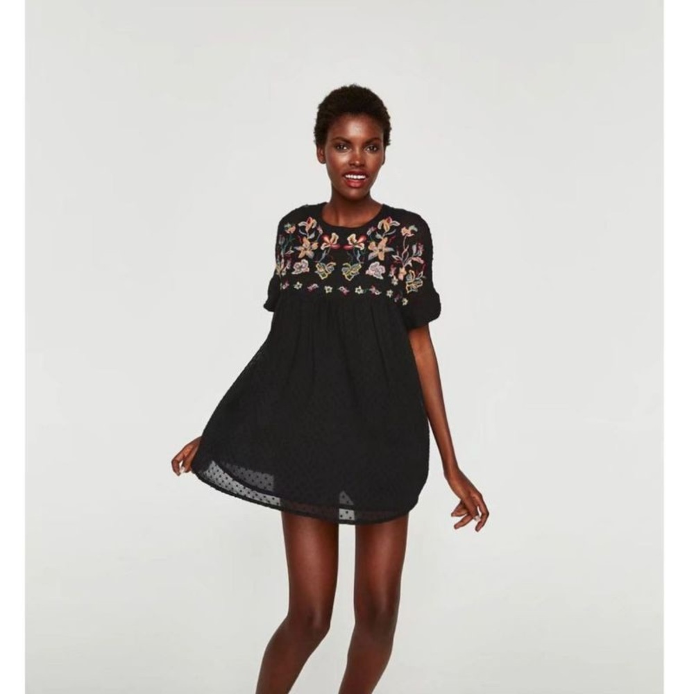 Zara Floral Romper Dress